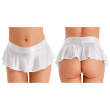 DE Damen Minirock Sexy Mini Faltenrock Rüschen Gogo Rock Miniskirts Clubwear