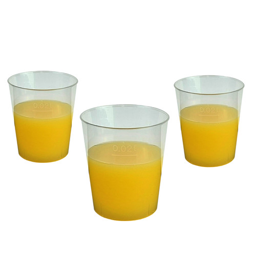 Mehrweg schnapsgläser 2cl - 2cl, pp