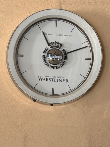 Warsteiner bier uhr wanduhr - warsteiner,