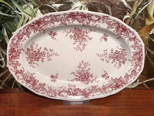 VILLEROY & BOCH Germany VALERIA Rot -  Servierplatte / Platte 32cm x 21cm