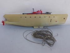 Rest von Tauchboot Delphin Spielzeug DDR Boot Schiff Kunststoff