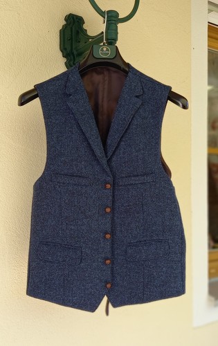 Harris tweed weste - weste, gr