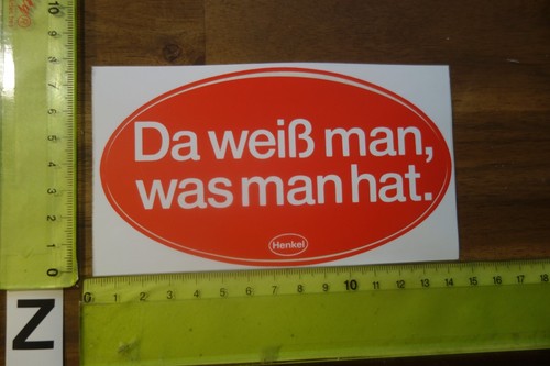 Alter aufkleber waschmittel - alter,