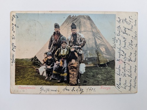 Norwegen karte sami familie - sami,