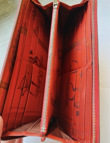 Hermès geldbörse rot - rot,