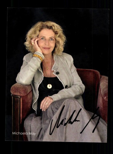 Michaela may autogrammkarte - michaela,