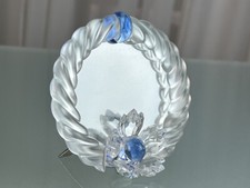Swarovski Figur 207892 Blue Flower Bilderrahmen 10 cm. Top Zustand