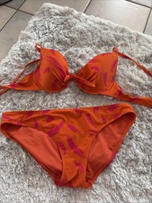 *** Bruno Banani Bikini Gr. XL orange pink Muster ***