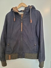Damenübergangsjacke von Naketano in dunkelblau | Größe L | Zustand gut