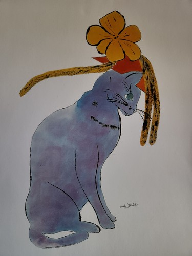 Andy warhol cat - warhol, 1954
