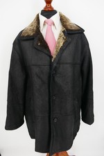 Barisal Lammfell Herbst Winter Lederjacke Gr.52 100% Leder Schwarz sehr gut