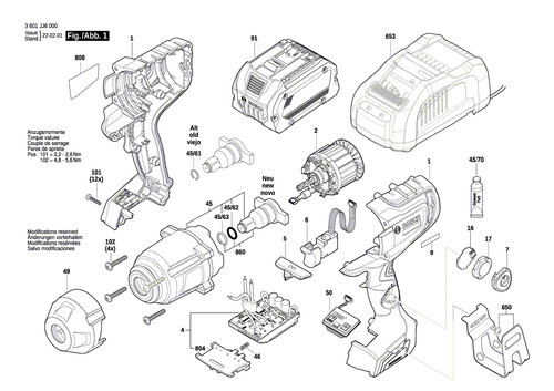 Bosch ersatzteile für gds - ersatzteile,