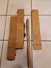 4 x Parkett Eiche Antik ca 70 Jahre alt 450 mmx 76 mmx 20 mm gebr. mit Kleberest