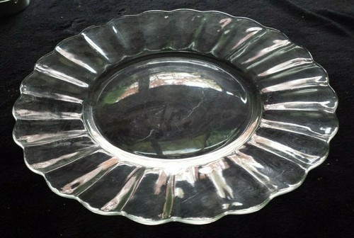 Glas servierschale platte - servierschale,