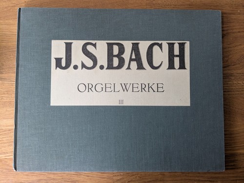 Bach orgelwerke iii 3 - iii,