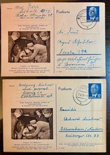 DDR alte Ganzsachen 50er Jahre