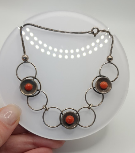 Kette collier silber 835 - collier,