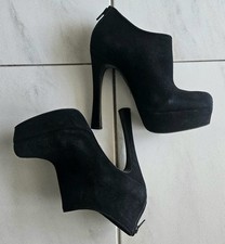 Buffalo London Plateau Highheels Stiefeletten Gr.38 schwarz,  wildleder