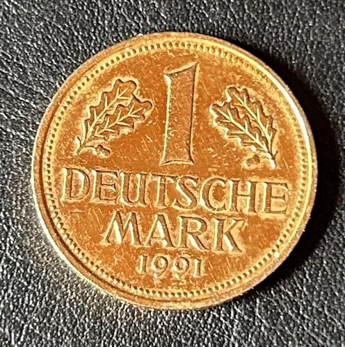 Münze 1991 vergoldet - 1,