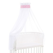 Babybay Himmelstoff Beere Sterne Weiß 200 X 135 Cm - Sehr Gut