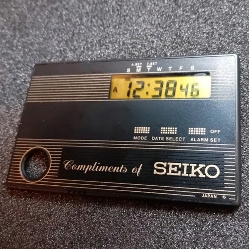 Seiko rare credit - rare, clock