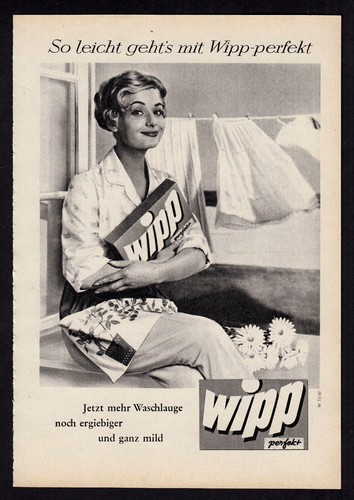 3w7381 alte reklame von 1960 - alte,