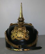 Pickelhaube Bayern Deutsches Reich Kreuzblatt WW1 Leder ca. 61/62 cm  ungetragen