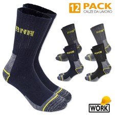 12 Paar Herren Arbeitssocken Set Socken Baumwolle verstärkt Work 40/46 VEQUE