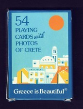 GREECE IS BEAUTIFUL ILLUSTRATED PLAYING CARDS : Karten unbenutzt