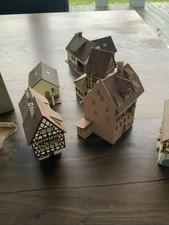 10 X Faller  HO Fachwerkhaus Gebäude Modelleisenbahn Zubehör Haus