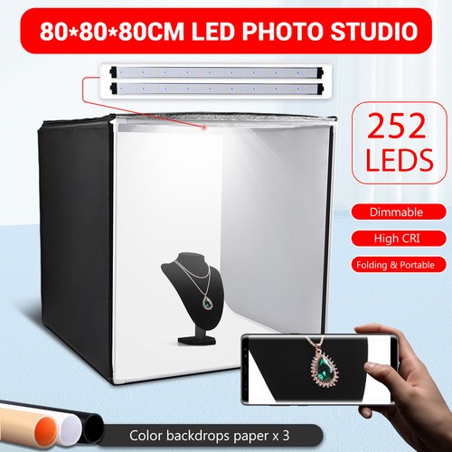 Fotobox 80x80x80cm fotostudio - fotobox,