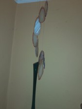 Windspiel Klangspiel Achat naturbelassen  aus Sammlung