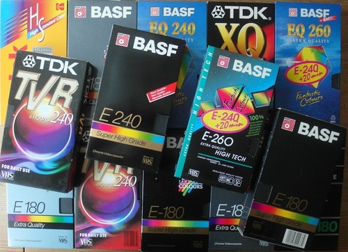 Vhs leerkassetten stück - vhs,