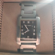 UHR-KRAFT Uhr Stainless Steel Damen Herren silberfarben