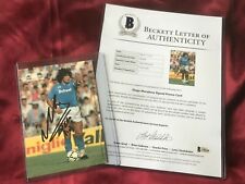 Autogramm DIEGO MARADONA (†2020)-SSC Napoli-NS ARGENTINIEN-handsigned-COA!
