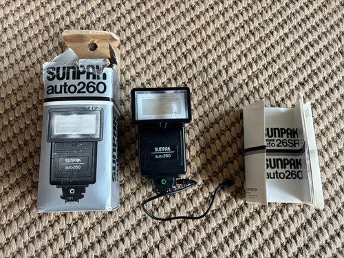 Sunpak auto 260 external flash - auto,