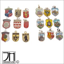 Alte Vintage 800 Silber Stadt