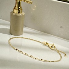 Armband 585 Gold Gelbgold 17,5