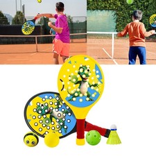 2x Paddle Tennisschläger Kinder Padelschläger für Junior Anfänger Training