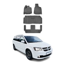 OMAC Gummimatten Fußmatten für Dodge Grand Caravan / Grand Voyager 2008-2020 TPE