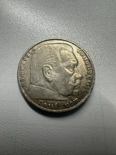 5 Reichsmark / Silbermünze /Deutsches Reich 1935 / Paul von Hindenburg  A