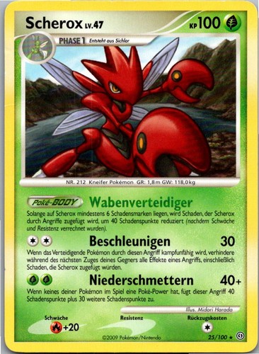 Pokémon scherox 100 - scherox, 25/100