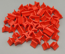 Parker - Risiko ( 1975 ) Ersatzteile: Konvolut aus Spielsteinen der Farbe ROT