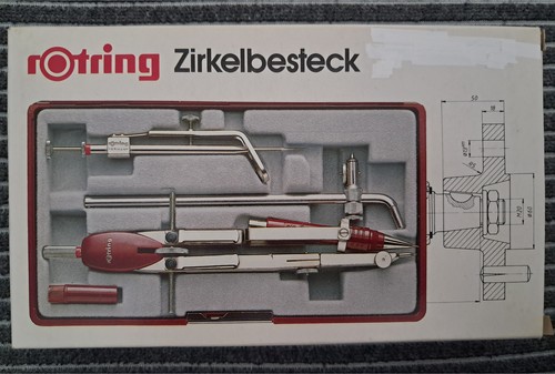 Rotring zirkelbesteck - zirkelbesteck,