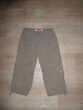 EDC by ESPRIT Cargo Hose Caprihose Hüftig Khaki Gr.34 **TOP**