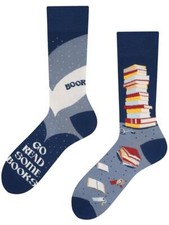 Lustige Socken TODO Colours Motiv Bücher Bücherwurm