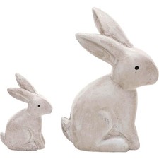 Holz Osterhasen Figuren Set