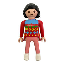 PLAYMOBIL® Werbe Deko Figur City Life Frau  schwarze Haare - 60cm groß