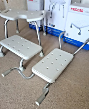 3er SET RIDDER Duschhocker + Badewannen Sitz + Bad-Schemel (Steighilfe)