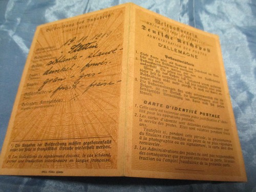 Historisches dokument post - dokument,